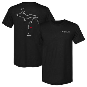 Tesla Men's Premium T-Shirt | 500 LEVEL