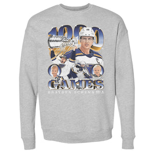 Brayden Schenn Men's Crewneck Sweatshirt | 500 LEVEL