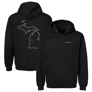 Tesla Men's Hoodie | 500 LEVEL