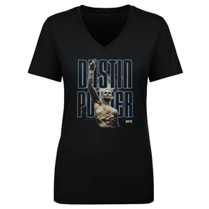 Dustin Poirier Women's V-Neck T-Shirt | 500 LEVEL