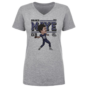 Drake Maye Women's V-Neck T-Shirt | 500 LEVEL