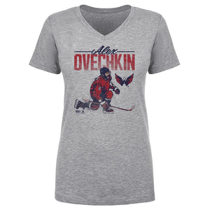 Alex Ovechkin Women's V-Neck T-Shirt | 500 LEVEL
