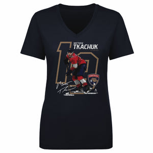 Matthew Tkachuk Women's V-Neck T-Shirt | 500 LEVEL