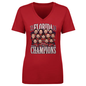 Florida Panthers Women's V-Neck T-Shirt | 500 LEVEL