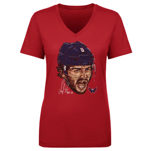 Alex Ovechkin Women's V-Neck T-Shirt | 500 LEVEL