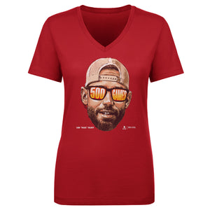 Cam Talbot Women's V-Neck T-Shirt | 500 LEVEL