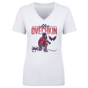Alex Ovechkin Women's V-Neck T-Shirt | 500 LEVEL