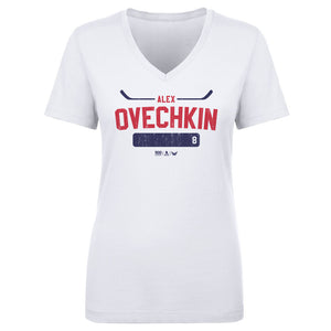 Alex Ovechkin Women's V-Neck T-Shirt | 500 LEVEL