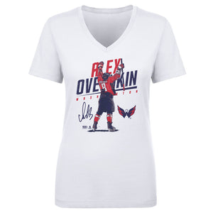 Alex Ovechkin Women's V-Neck T-Shirt | 500 LEVEL