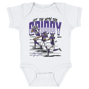 Justin Jefferson Kids Baby Onesie | 500 LEVEL