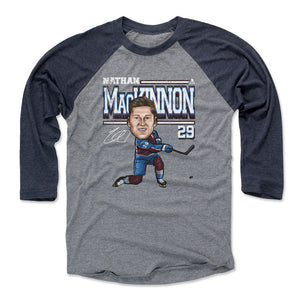 Nathan MacKinnon Men's Baseball T-Shirt | 500 LEVEL