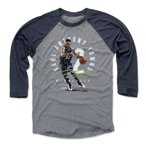 Karl-Anthony Towns Men's Baseball T-Shirt | 500 LEVEL