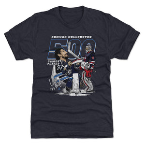 Connor Hellebuyck Men's Premium T-Shirt | 500 LEVEL