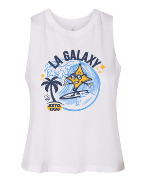 LA Galaxy Women's Cropped Tank | 500 LEVEL