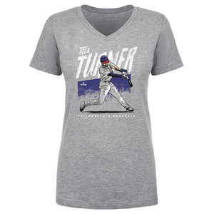 Trea Turner Women's V-Neck T-Shirt | 500 LEVEL