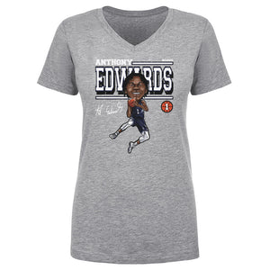 Anthony Edwards Women's V-Neck T-Shirt | 500 LEVEL