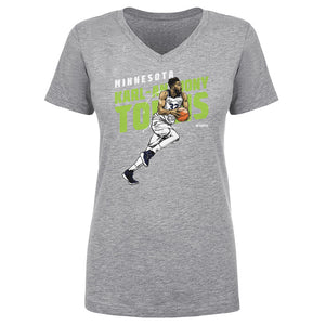 Karl-Anthony Towns Women's V-Neck T-Shirt | 500 LEVEL