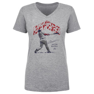 Rafael Devers Women's V-Neck T-Shirt | 500 LEVEL