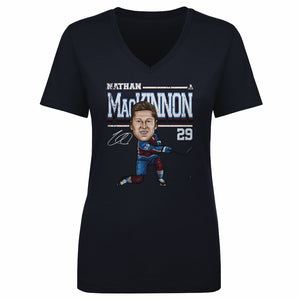 Nathan MacKinnon Women's V-Neck T-Shirt | 500 LEVEL