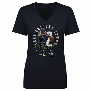 Karl-Anthony Towns Women's V-Neck T-Shirt | 500 LEVEL