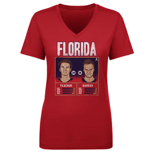 Matthew Tkachuk Women's V-Neck T-Shirt | 500 LEVEL