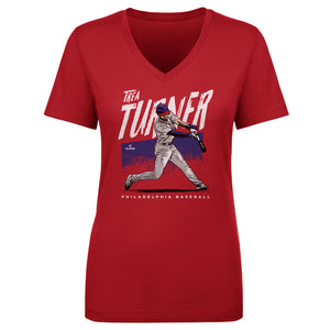 Trea Turner Women's V-Neck T-Shirt | 500 LEVEL