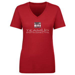 Team Up Consulting Women's V-Neck T-Shirt | 500 LEVEL