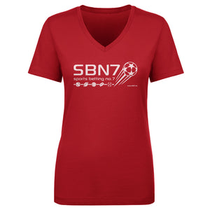 Sports Betting No. 7 Women's V-Neck T-Shirt | 500 LEVEL