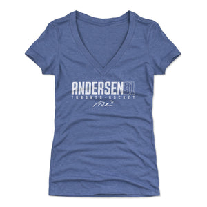 Frederik Andersen Women's V-Neck T-Shirt | 500 LEVEL